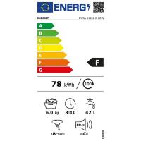 Indesit BWSA 61251 W EU N keskeny elöltöltős mosógép